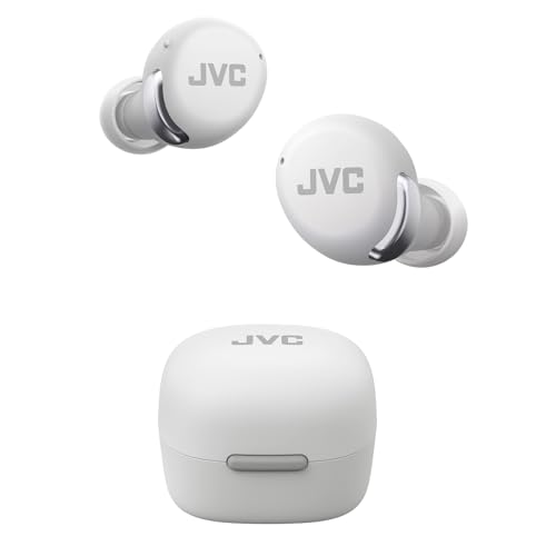 JVC NEW TRUE WIRELESS HEADPHONES ACTIVE NOISE CANCELLING LOW-LATENCY - WHITE - Like New