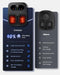 KNQZE FOOT MASSAGER WITH HEAT AND REMOTE SHIATSU FITS UP TO MEN SIZE 12 - BLACK - Like New