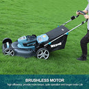 Wesco 60V Brushless Push Lawn Mower 20-Inch, Battery, 7 Heights, WS8704U - BLUE - Like New