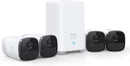 Eufy Security, eufyCam 2 Wireless Home Security Camera System 4-Cam Kit - White - Brand New
