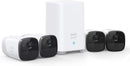 Eufy Security, eufyCam 2 Wireless Home Security Camera System 4-Cam Kit - White Like New