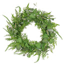 National Tree Company Artificial Spring Wreath, Woven Branch Base, 26 Inches - Like New