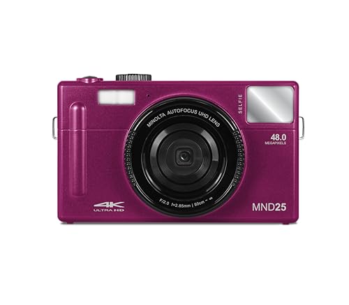 MINOLTA STORE 48MP AUTOFOCUS DIGITAL CAMERA 4K ULTRA HD VIDEO 16X DIGITAL ZOOM - Like New