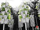 Mr. Stacky 18" Large Stackable Planters Terra-Cotta Out Door Garden Vertical - Brand New
