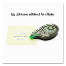 MONO CORRECTION TAPE NON-REFILLABLE 1/6" X 394" WHITE TAPE 68620 - WHITE/GREEN - Brand New