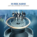 1MORE TRIPLE DRIVER IN-EAR EARPHONES HI-RES HEADPHONES HIGH FIDELITY - GOLD - Like New