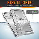 MD-15161-4P SL/GREEN Hotel Pan Full Size Steam Table Pan 4" Deep (4 Pack) - Brand New