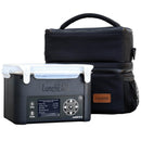 LUNCHEAZE XL CORDLESS HEATED LUNCHBOX BATTERY POWERED 6 CUP CAPACITY - BLK/WHITE - Like New