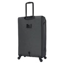 SKYLINE SOFTSIDE LARGE CHECKED SPINNER SUITCASE EXPANDABLE LUGGAGE - GRAY - Like New