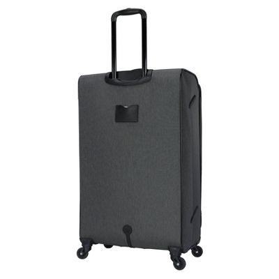 SKYLINE SOFTSIDE LARGE CHECKED SPINNER SUITCASE EXPANDABLE LUGGAGE - GRAY - Like New