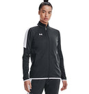 UNDER ARMOUR WOMEN'S RIVAL KNIT WARM-UP JACKET WOMEN SMALL STEALTH GRAY - Like New
