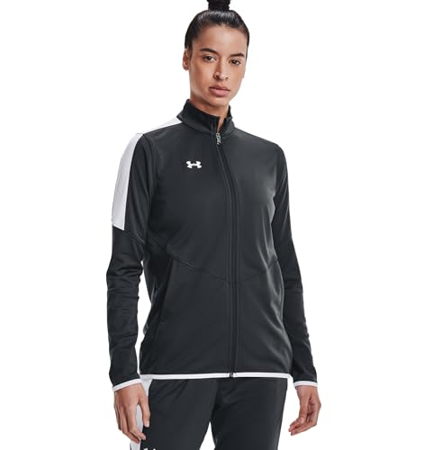 UNDER ARMOUR WOMEN'S RIVAL KNIT WARM-UP JACKET WOMEN SMALL STEALTH GRAY - Like New