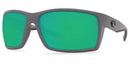 COSTA DEL MAR 0RFT98 OGMP 64-15-115 COSTA DEL MAR R - MATTE GRAY GREEN MIRROR - Like New