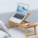 Zhu Chuang Multipurpose Lap Desk Breakfast Foldable Legs Natural Bamboo - Like New