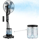 NOVAMIST UPGRADED MISTING FAN WITH 4L LARGE WATER TANK BLACK MD-F868-BLACK - Like New