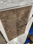 GENERIC 20" BY 32" LATTE BROWN BATHROOM OR KITCHEN RUG RUNNER MAT - LATTE BROWN - Like New
