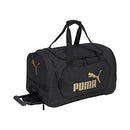 Puma Evercat 22" Wanderer Rolling Duffel Bag Black/Gold - Brand New