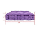 ChezMax Floor Pillow & Cushion Velvet Pouf Meditation Chair Thick Pad Purple 20" - Brand New