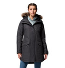 WL0885 COLUMBIA WOMEN’S SUTTLE MOUNTAIN LONG INSULATED JACKET - SIZE M - BLACK - Like New