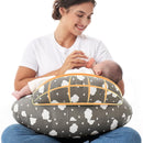 MOMCOZY ORIGINAL NURSING PILLOW FOR BREASTFEEDING, MORE SUPPORT FOR MOM - GRAY - Like New