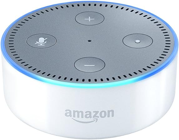 Amazon Echo Dot Alexa-enabled Bluetooth Speaker 2nd Generation RS03QR - White Like New