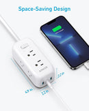 Anker 332 USB C Power Strip Surge Protector 300J 6 Outlets 20W A9169 - White - Like New