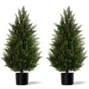 Vitalismo 3FT Artificial Cedar Trees Set of 2 for Outdoor Front Porch - Brand New