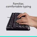 Logitech MK120 WIRED KEYBOARD AND MOUSE COMBO FOR WINDOWS OPTICAL WIRED Mouse - Like New