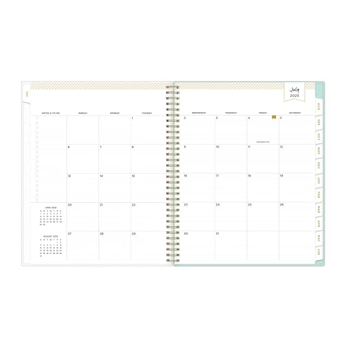 DAY DESIGNER 2025 2026 BLUE SKY WEEKLY/MONTHLY ACADEMIC PLANNER, 8 1/2" X 11" - Like New