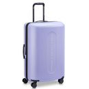 FLORENCE BY MILLS CATCH FLIGHTS HARDSIDE EXPANDABLE LUGGAGE PURPLE 24 INCH - Brand New