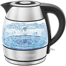 Chefman 1.2L Electric Tea Kettle LED Lights Hot Water Boil-Dry Protection - Brand New