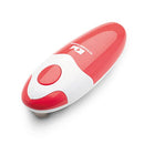 KITCHEN MAMA AUTO ELECTRIC CAN OPENER HANDS FREE BATTERY OPERATED - RED - Like New