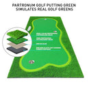 PARTRONUM OUTDOOR GOLF PUTTING GREEN MAT PRACTICE MAT 5X12FT PT-GF-5X12 -GREEN - Like New