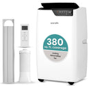 SereneLife SLACP12 12000 BTU Portable Air Conditioner 3-in-1 - White - Like New