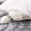 HIPPIH Pillow Inserts Decorative Throw Pillow Inserts 16X16Inch 2 Packs - White - Brand New