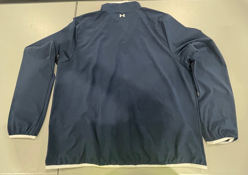 UNDER ARMOUR WATERPROOF SWEATSHIRT - SIZE: MEN XL WOMEN XL - NAVYBLUE/WHITE - Like New