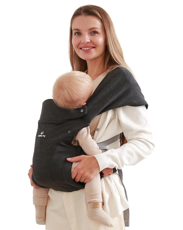 TSRETE Baby YE-012 Ergonomic Infant Carrier, Lumbar Support for 7-25lbs - Gray Like New