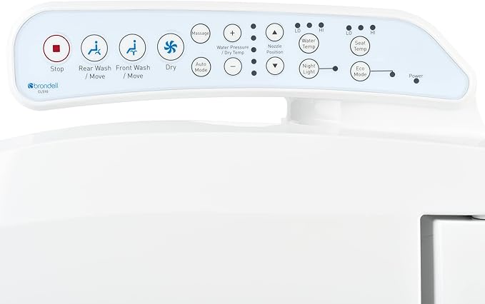 Brondell CL510-EW Swash Electric Bidet Toilet Heated Seat - White Like New