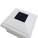 iGlow 18 Pack White Outdoor Garden 5x5 Solar LED Cap Square Fence Light - Brand New