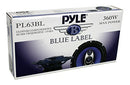 2 PYLE PL63BL 6.5" 360 WATTS 3-WAY CAR AUDIO COAXIAL SPEAKERS PAIR BLUE - Brand New