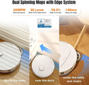 ROBOROCK QREVO MAXV ROBOT VACUUM AND MOP, FLEXIARM DESIGN 7000PA SUCTION - WHITE - Like New