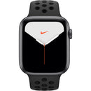 For Parts: APPLE WATCH NIKE 5 GPS CELL 44 SPACE GRAY ALUM BLACK - DEFECTIVE SCREEN/LCD