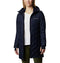 COLUMBIA HEAVENLY LONG HOODED JACKET - SIZE WOMEN S - Dark Nocturnal - Brand New