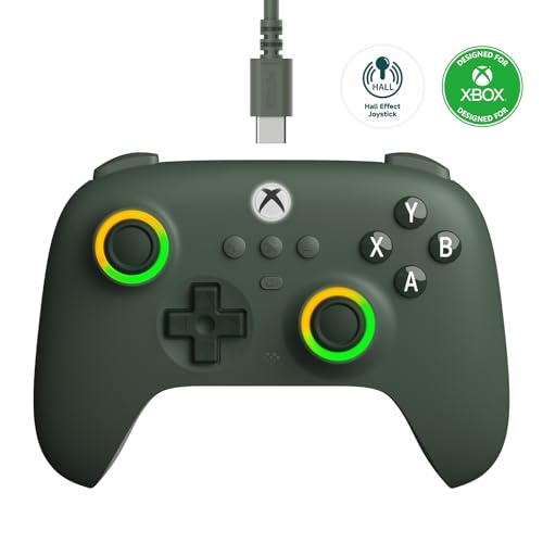 8BITDO ULTIMATE C WIRED CONTROLLER HALL EFFECT JOYSTICKS OFFICIALLY LICENSED - Like New