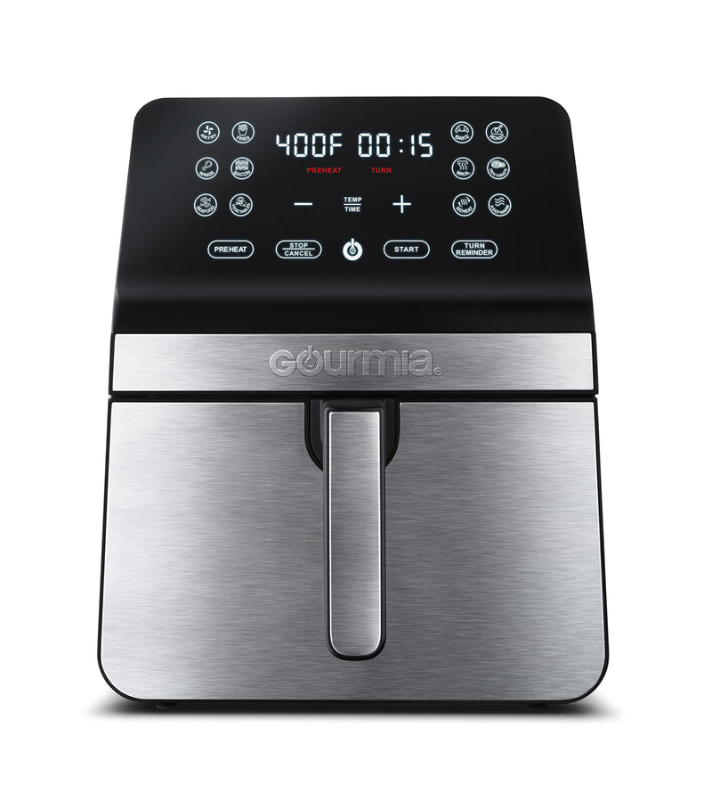 GOURMIA AIR FRYER OVEN DIGITAL DISPLAY 8 QUART GAF846 - BLACK - Like New
