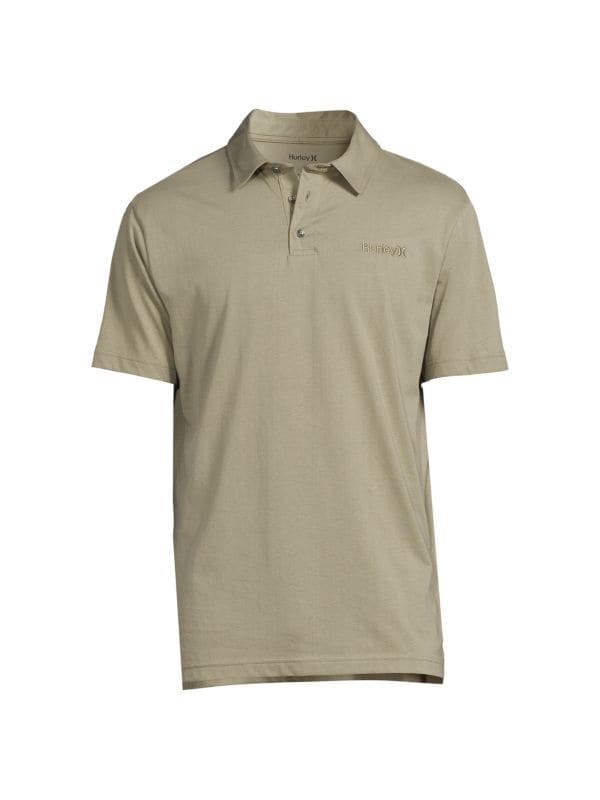 HURLEY WANDER ON ONE & ONLY LOGO POLO - SIZE: MEN L - OLIVE / IGUANA - Brand New
