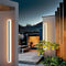 YONGJISHUN 2 PACK 32INCH LONG OUTDOOR LED WALL LIGHT 24W waterproof - BLACK - Like New