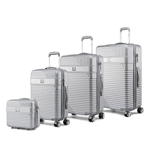 MKF Collection Luggage Set 4 Pieces Fashion Travel Spinner Hardshell - Like New