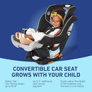 GRACO EXTEND2FIT KENZIE, 2-IN-1 CONVERTIBLE CAR SEAT INFANTS TODDLERS - KENZIE - Like New