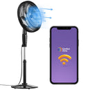COMFORT ZONE SMART WIFI OSCILLATING STAND FAN, 18 INCH, 3 - Scratch & Dent
